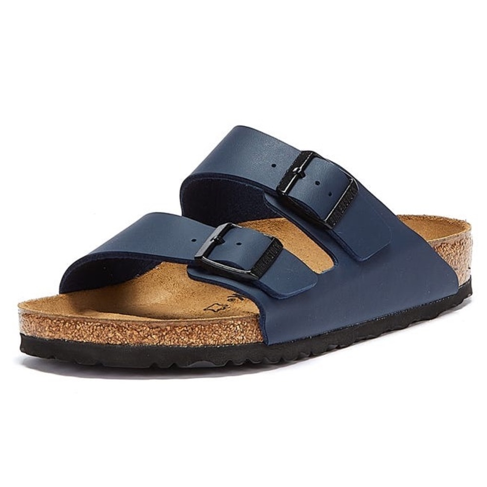 BIRKENSTOCK Navy Blue Sandals Size 41 (10-10.5) New - Picture 2 of 11
